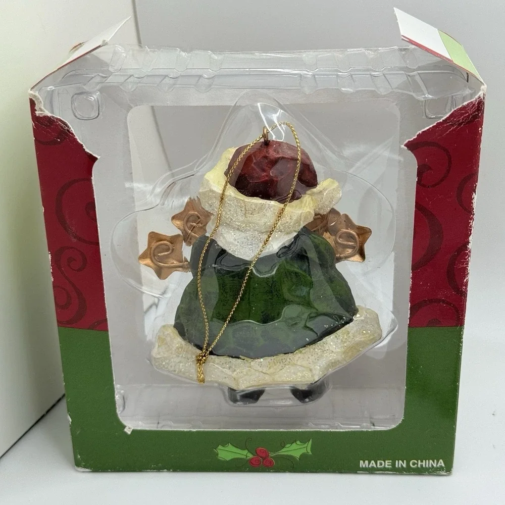 Whimsical Santa‎ Christmas Ornament Glitter Stars With Box Costco